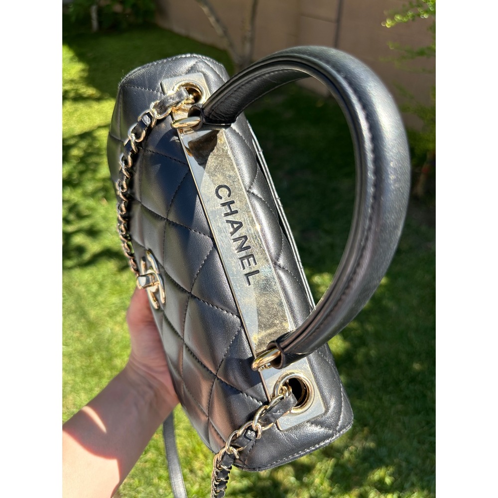 Chanel Trendy small size black with gold hardware series 27 - Picture 9 of 16